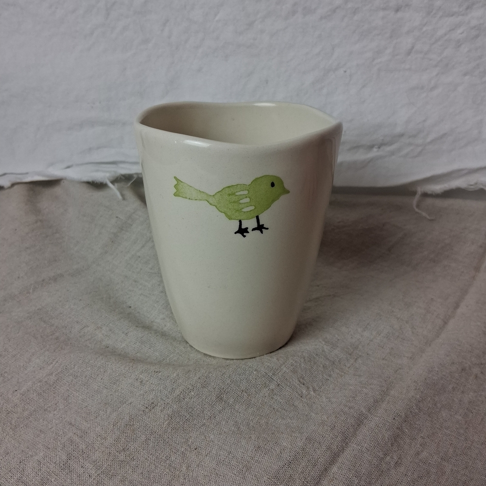 Mug with Gold Bird Design - Picture 2 of 5